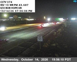 I-10 east of Bob Hope Drive