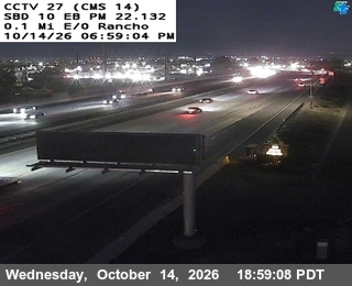 I-10 east of Rancho