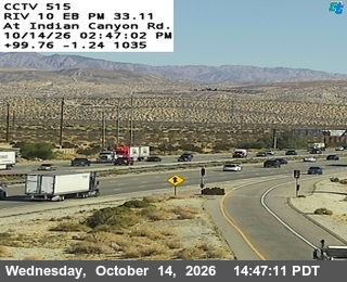 I-10 at Indian Canyon