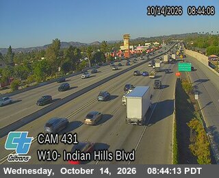 I-10 at Indian Hill Blvd