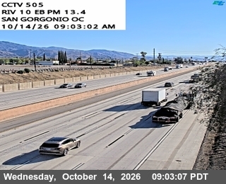 I-10 at San Gorgonio overcrossing