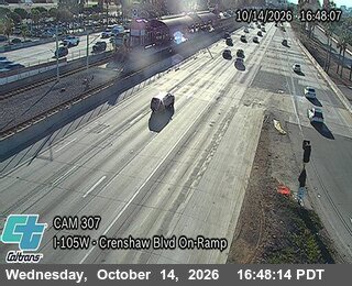 I-105 at Crenshaw Blvd On-Ramp