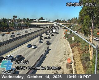 I-105 at Vermont Ave On-Ramp