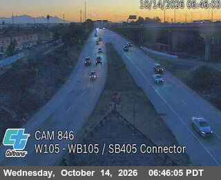 I-105 at WB 105 / SB 405 Connector