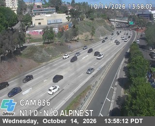 I-110 at Alpine St On-Ramp