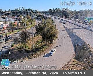 I-110 at John Gibson Bl On-Ramp