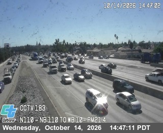 I-110 at NB 110 to WB 10