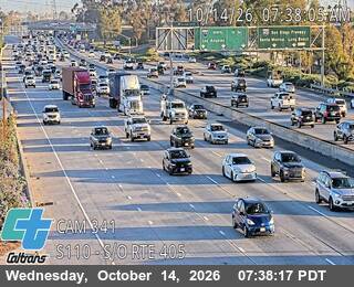 I-110 south of I-405
