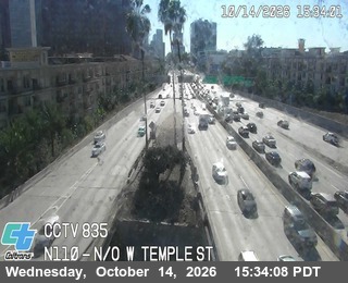 I-110 south of Route 101