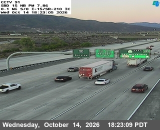 I-15 at 0.1 Miles S of I-210