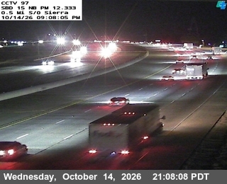 I-15 at 0.1 Miles S of Sierra