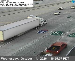 I-15 at 0.5 Miles S of I-210