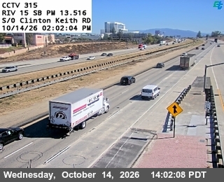 I-15 at 0.7 Mi north of Clinton Keith