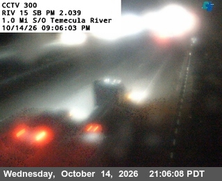 I-15 at 1.0 mi south of Temecula River