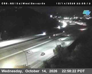 I-15 at (C 086 )I-15 : West Bernardo Drive / Pomerdo