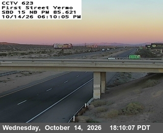 I-15 at First St. overcrossing