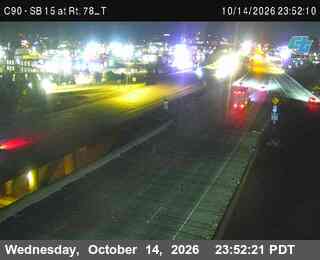 I-15 at Just South of SR-78
