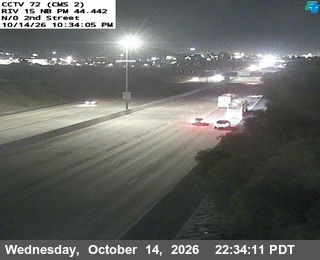 I-15 at N of 2nd Street