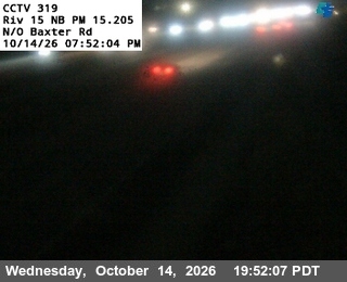 I-15 north of Baxter Road