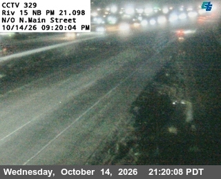 I-15 north of North Main Street