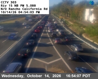 I-15 north of Rancho California Road