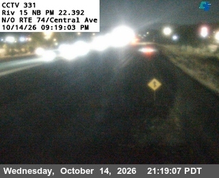 I-15 north of SR-74 / Central Avenue