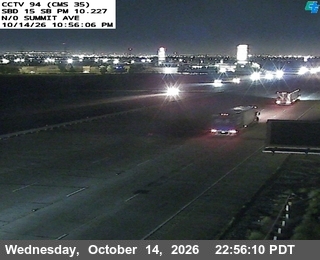 I-15 north of Summit