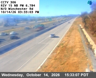 I-15 north of Winchester Rd