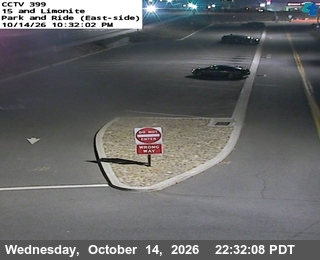 I-15 at Park and Ride East