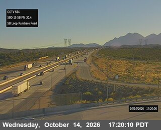I-15 at Ranchero Road Loop (south of Route 395