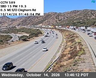 I-15 south of Cleghorn Rd