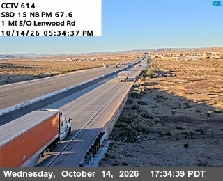 I-15 south of Lenwood Road