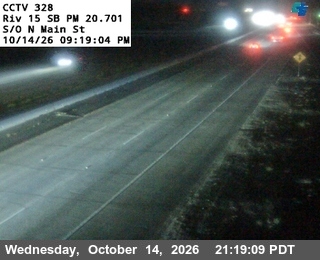 I-15 south of North Main Street