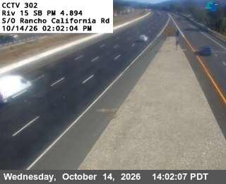 I-15 south of Rancho California Road