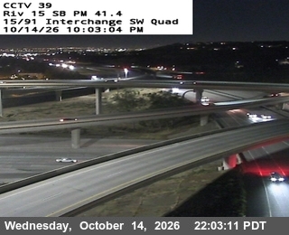 I-15 at SR-91 Connector SW Quad