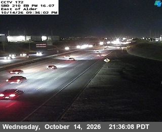 I-210 at 0.1 Miles East of Alder