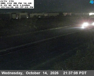 I-210 at 0.25 Miles West of Linden
