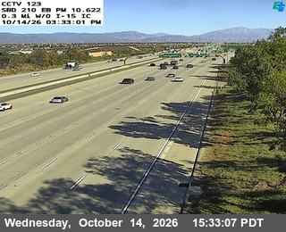 I-210 at 0.3 Miles West of I-15