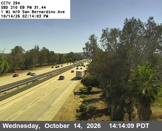I-210 at 1 mi west of San Bernardino Ave