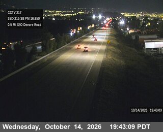 I-215 at 0.5 Mi South of Devore