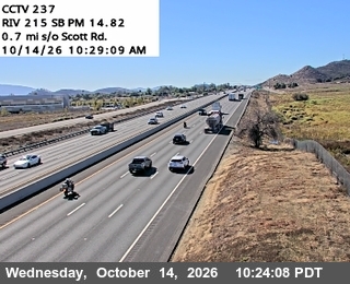 I-215 at 0.7 Miles South of Scott Road
