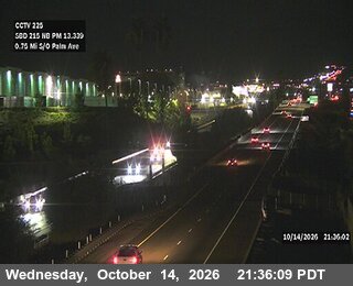 I-215 at 0.75 Mi south of Palm Ave