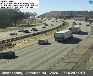 I-215 at 0.75 Miles South of McCall Boulevard
