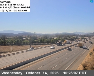 I-215 at 0.9 Mi north of Clinton Keith Road