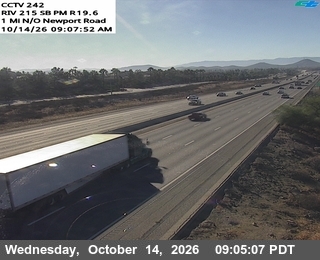 I-215 at 1 Mile North of Newport Road