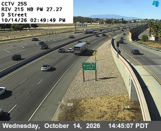 I-215 at D Street