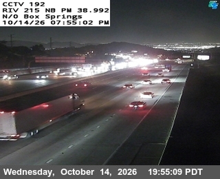 I-215 north of Box Springs Road