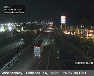 I-215 at Onramp University Parkway