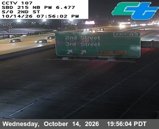 I-215 south of 2nd Street