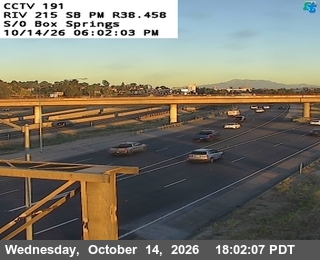 I-215 south of Box Springs Road